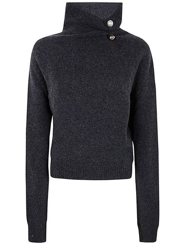 High-neck Knitted Jumper - Philosophy di Lorenzo Serafini - Modalova