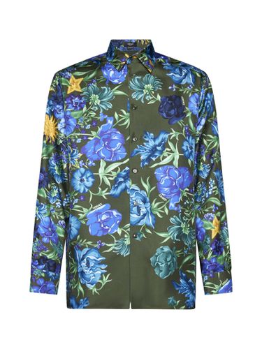 Multicolor Floral Print Shirt - Versace - Modalova