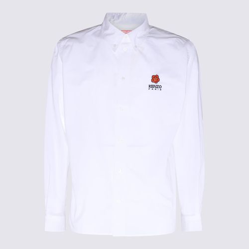 Kenzo White Cotton Shirt - Kenzo - Modalova