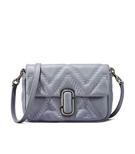 The Quilted Leather J Marc Grey Bag - Marc Jacobs - Modalova