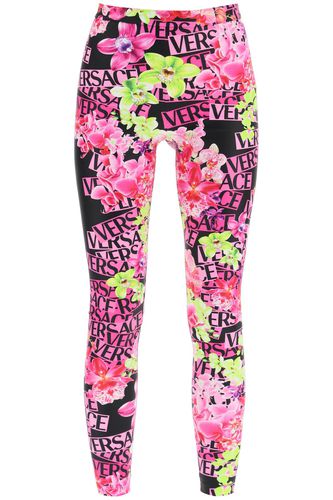 Versace Printed Leggings - Versace - Modalova