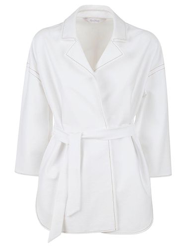 Max Mara Belted Long-sleeved Jacket - Max Mara - Modalova