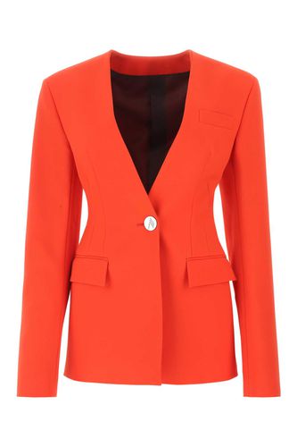 Coral Stretch Polyester Blend Louise Blazer - The Attico - Modalova