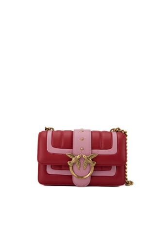 Love Birds Mini Two-tone Red/pink Quilted Bag - Pinko - Modalova