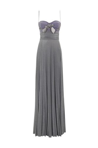 Lurex Red Carpet Dress With Bra - Elisabetta Franchi - Modalova