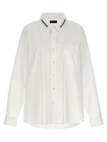 Dropped Neckline Oversize Shirt - Balenciaga - Modalova