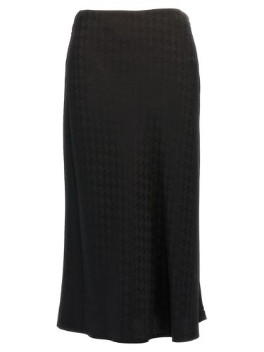 All Over Logo Skirt - Elisabetta Franchi - Modalova