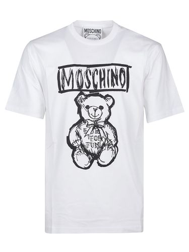 Moschino Teddy Bear Print T-shirt - Moschino - Modalova