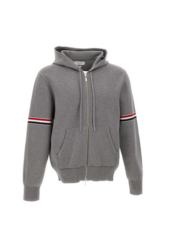 Milano Stitch Hoodie Cotton Sweatshirt - Thom Browne - Modalova