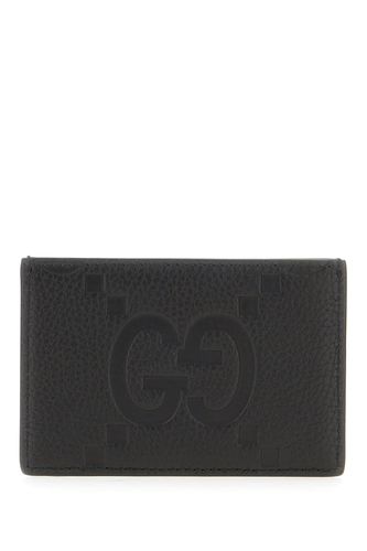 Gucci Black Leather Card Holder - Gucci - Modalova