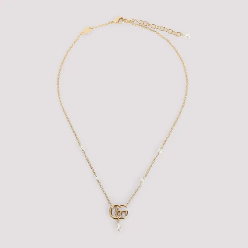 Gucci Gg Marmont Pearl Necklace - Gucci - Modalova