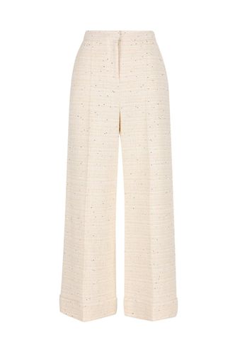 Straight Hem Wide Leg Trousers - Valentino Garavani - Modalova