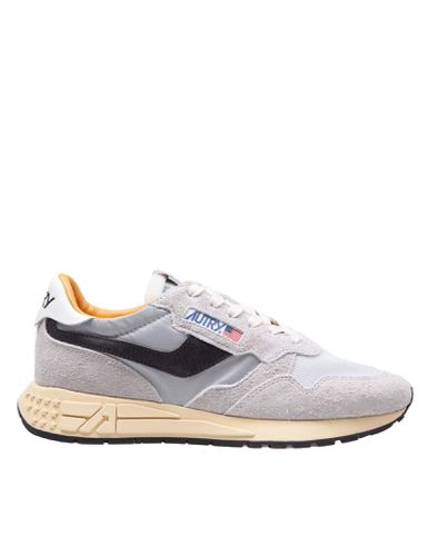 Reelwind Low Sneakers In Suede And Nylon Color Beige - Autry - Modalova