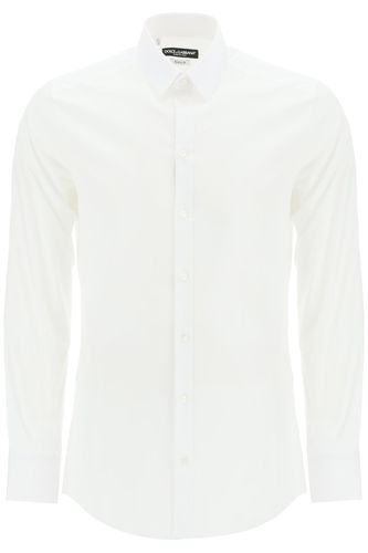 Gold Fit Poplin Shirt - Dolce & Gabbana - Modalova