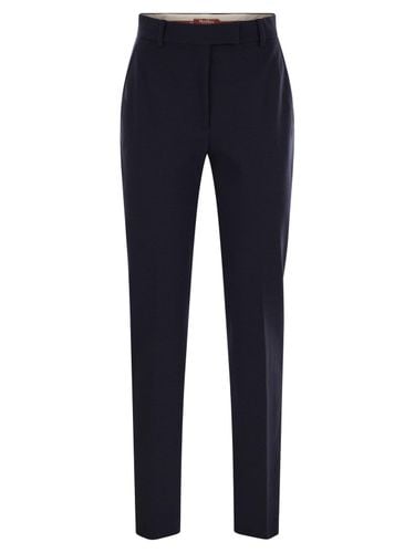 High Rise Slim Fit Trousers - Max Mara Studio - Modalova