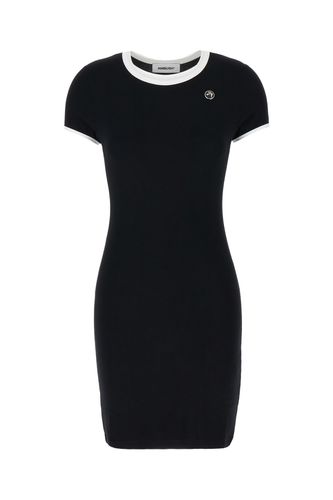 Black Viscose Stretch T-shirt Dress - AMBUSH - Modalova