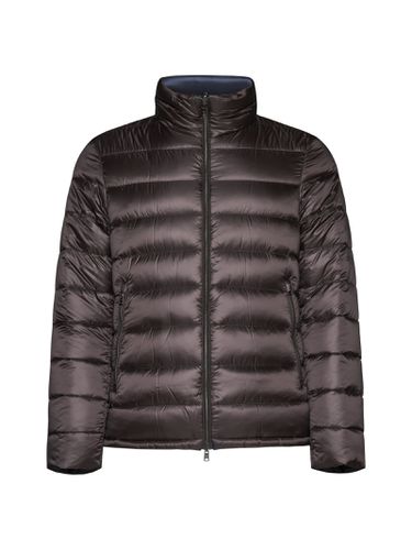 Reversibile Quilted Nylon Bomber Down Jacket - Herno - Modalova