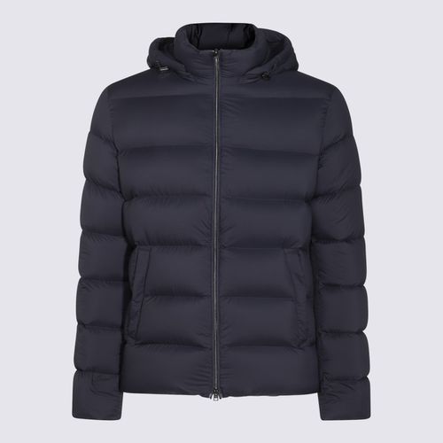 Herno Blue Down Jacket - Herno - Modalova