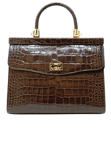 Croco Leather Paris Handbag - Rodo - Modalova