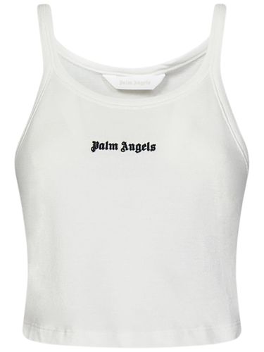 Palm Angels Classic Logo Tank Top - Palm Angels - Modalova