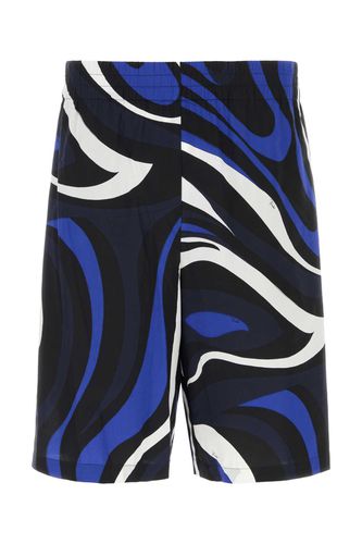 Pucci Printed Cotton Bermuda Shorts - Pucci - Modalova