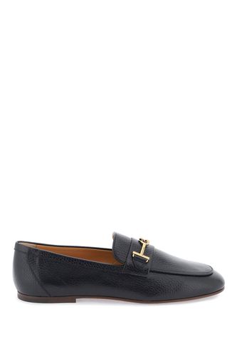 Tod's Leather Loafers With Bow - Tod's - Modalova