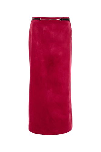 Gucci Fuchsia Velvet Skirt - Gucci - Modalova