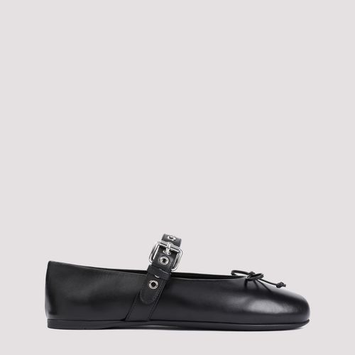 Miu Miu Calf Leather Ballerinas - Miu Miu - Modalova