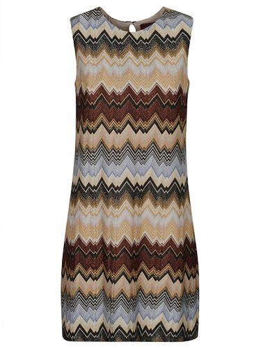 Zig-zag Pattern Sleeveless Dress - Missoni - Modalova