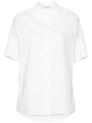 Sleeves Woven Shirt - Gentry Portofino - Modalova