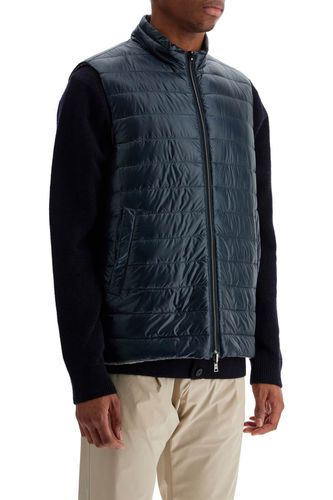 Reversible Black Polyamide Gilet - Herno - Modalova