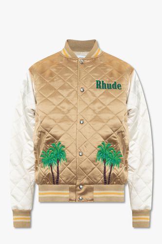 Rhude Quilted Bomber Jacket - Rhude - Modalova