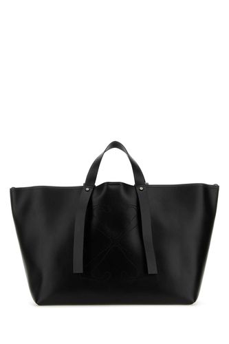 Black Leather Big Day Off Shopping Bag - Off-White - Modalova