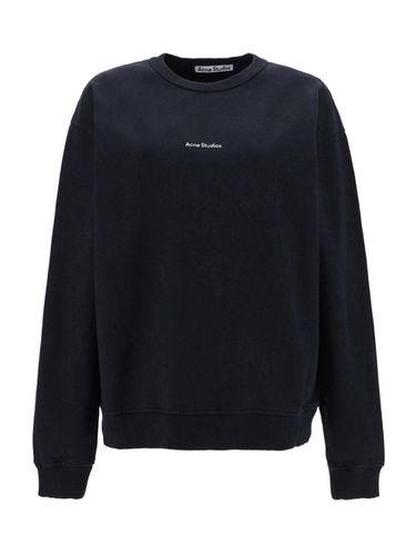 Logo Printed Crewneck Sweatshirt - Acne Studios - Modalova