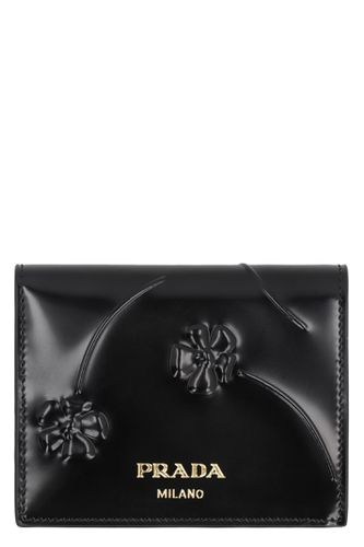 Prada Logo Leather Wallet - Prada - Modalova