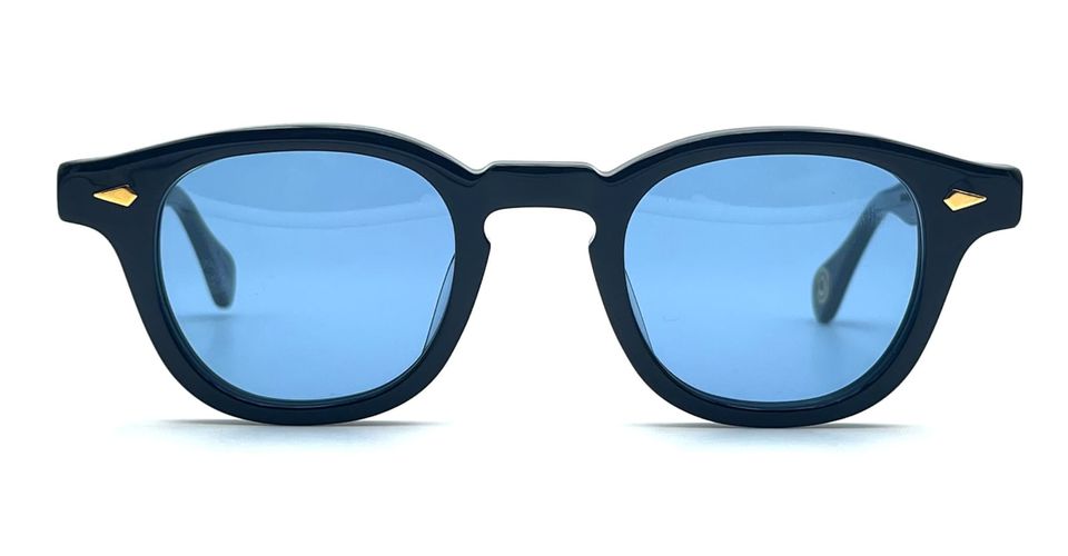 Ar - Gold Edition - 46x24 - / Light Blue Sunglasses - Julius Tart Optical - Modalova