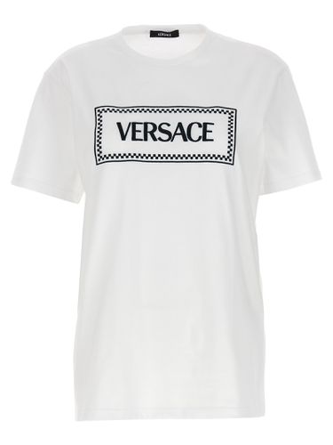 Versace Logo Embroidery T-shirt - Versace - Modalova