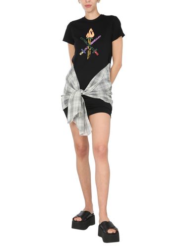 Word Torch Hybrid T-shirt Dress - Opening Ceremony - Modalova