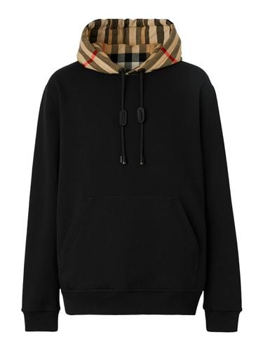 Burberry Cotton Hoodie Check - Burberry - Modalova