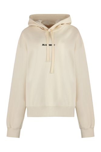 Jil Sander Logo Cotton Hoodie - Jil Sander - Modalova