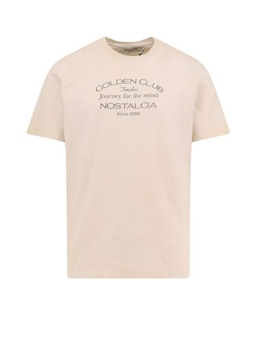 Gauze Cream Cotton T-shirt - Golden Goose - Modalova