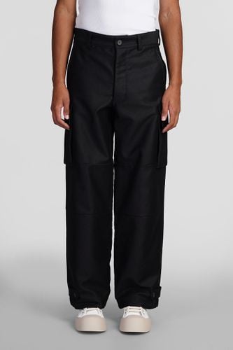 Marni Pants In Black Cotton - Marni - Modalova