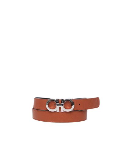 Ferragamo Reversible Gancini Belt - Ferragamo - Modalova