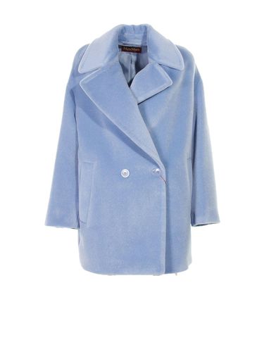 Double-breasted Long-sleeved Coat - Max Mara Studio - Modalova