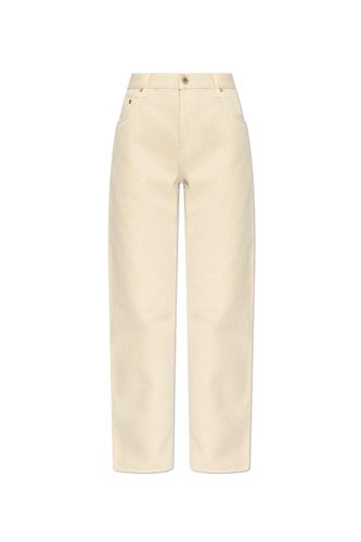 Logo Patch Straight-leg Trousers - Burberry - Modalova