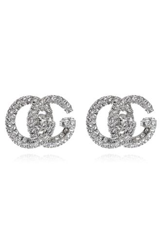 Earrings With Shimmering Crystals - Gucci - Modalova