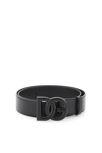 Dolce & Gabbana Logo Leather Belt - Dolce & Gabbana - Modalova