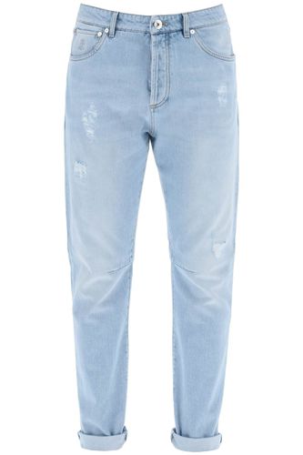 Leisure Fit Jeans With Tapered Cut - Brunello Cucinelli - Modalova