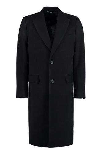 Single-breasted Wool Coat - Dolce & Gabbana - Modalova