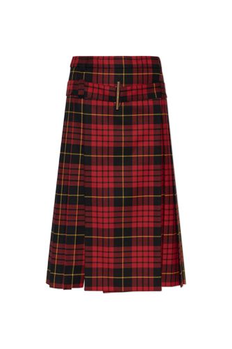 Skirt With Check Pattern - Alexander McQueen - Modalova